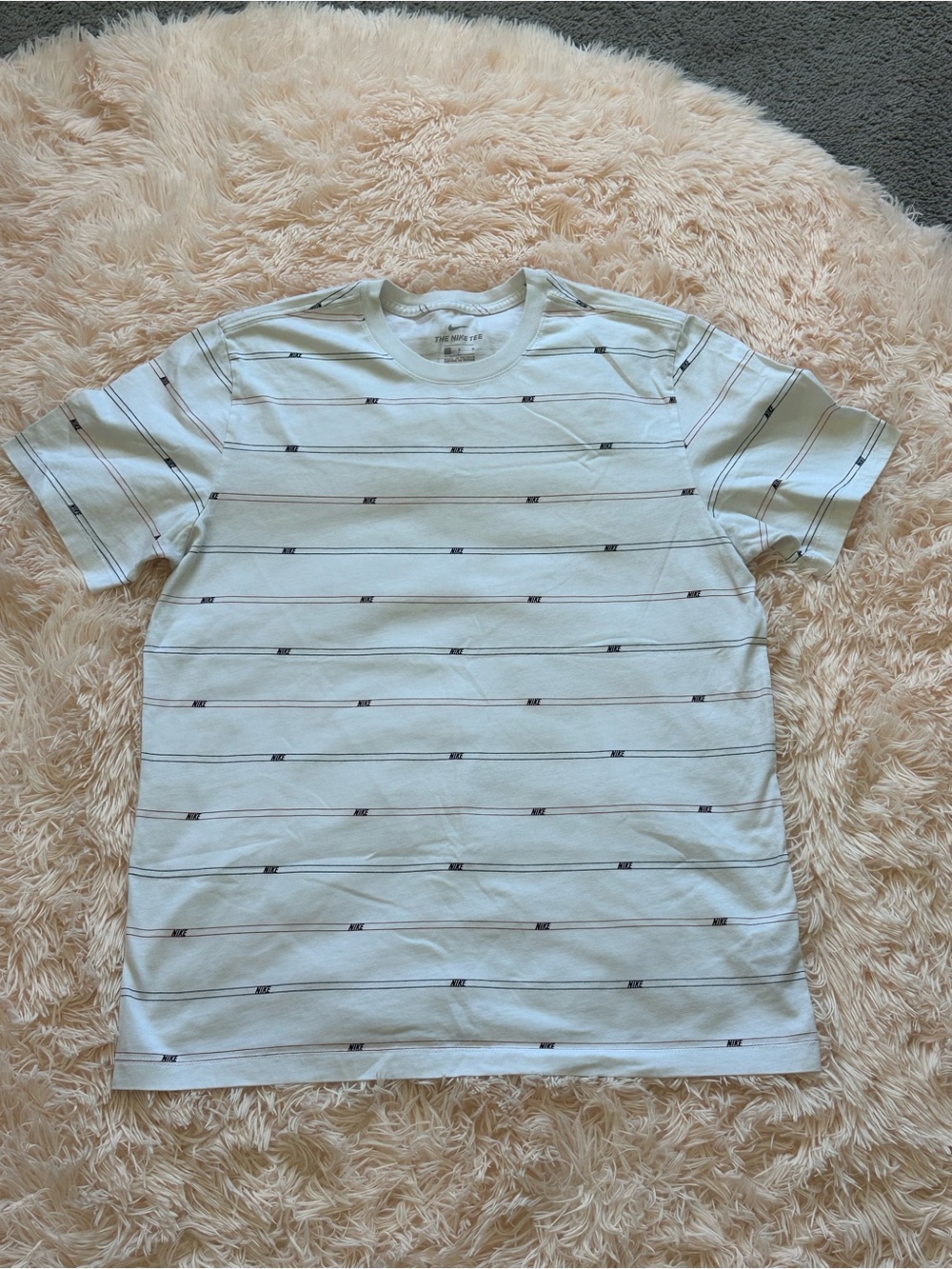 Nike striped shirt with AOP Men’s Large